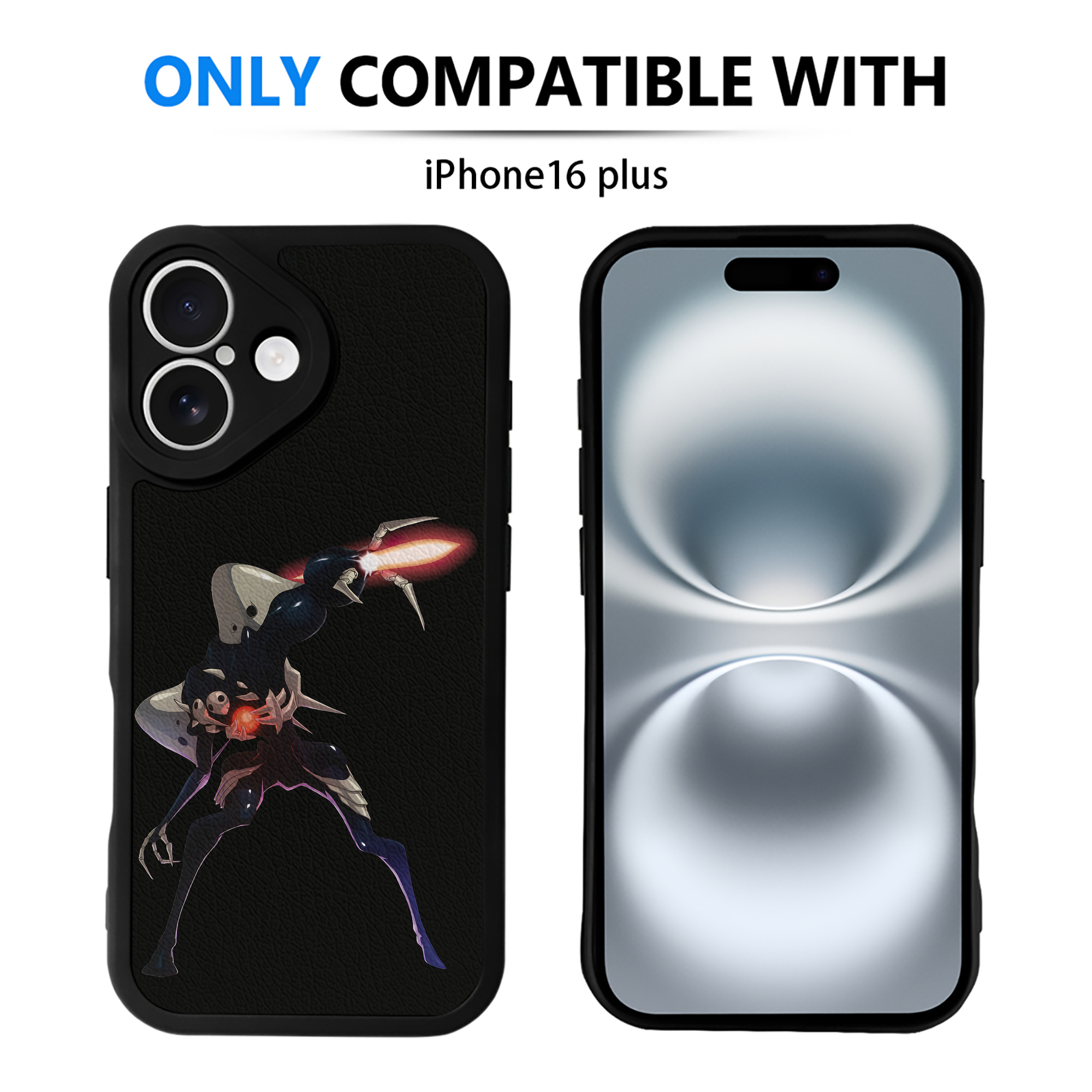（画像用） EVA 新世紀エヴァンゲリオン 【iPhone 16シリーズ対応】シリコンスマホケース（レザー調） 材質：シリコン